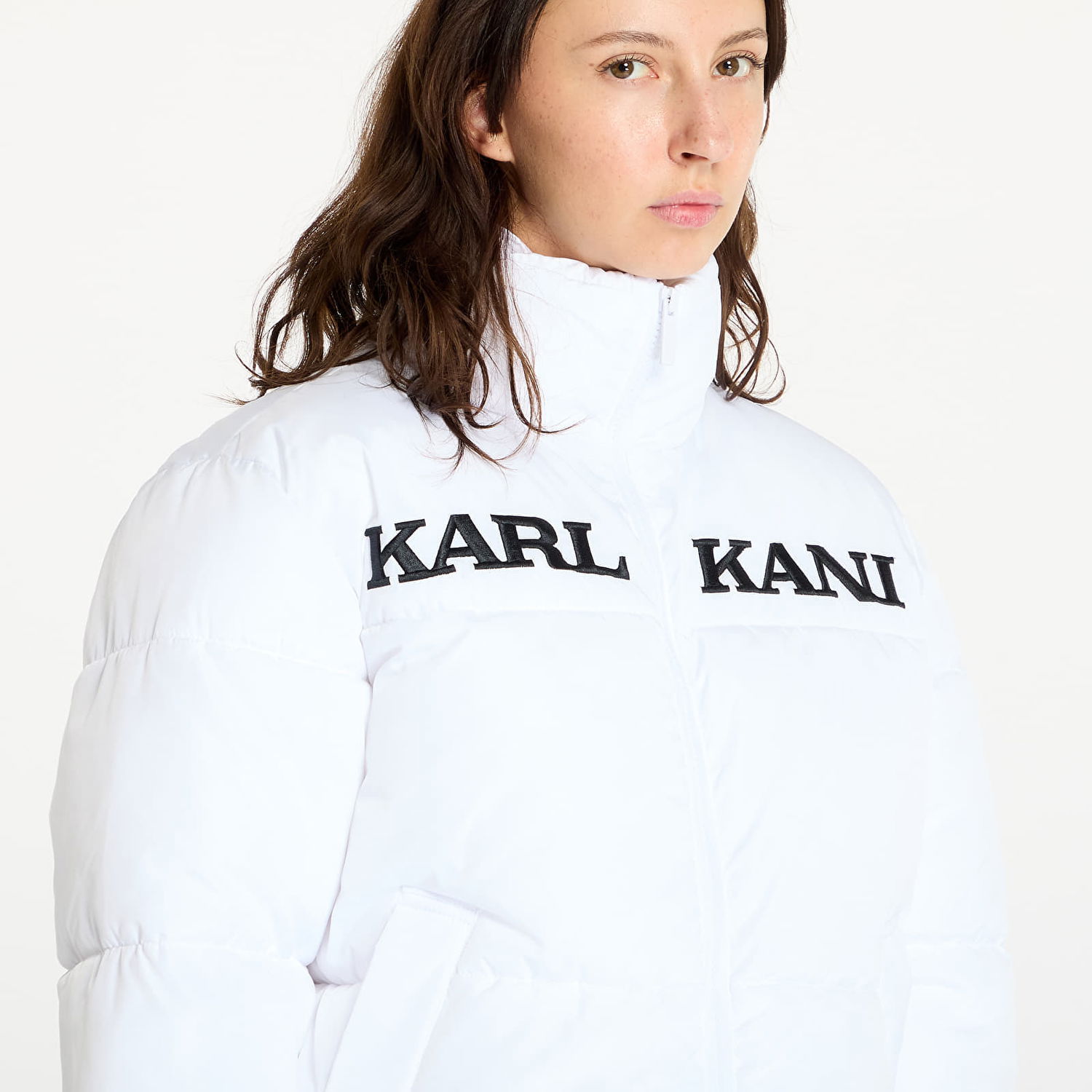 Пухо яке Karl Kani Retro Essential Puffer Jacket Бяло | 61760001, 1