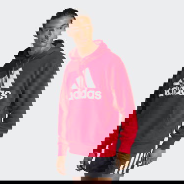 Суитчър adidas Performance Essentials French Terry Big Logo Hoodie Червено | IC9365, 0
