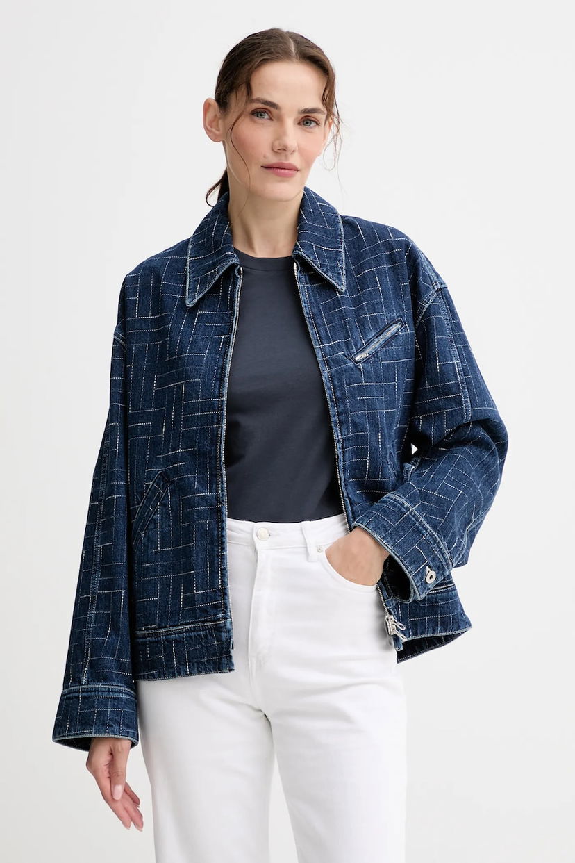 Яке KENZO Kenzo Denim Jacket Синьо | FF62DV2566V3