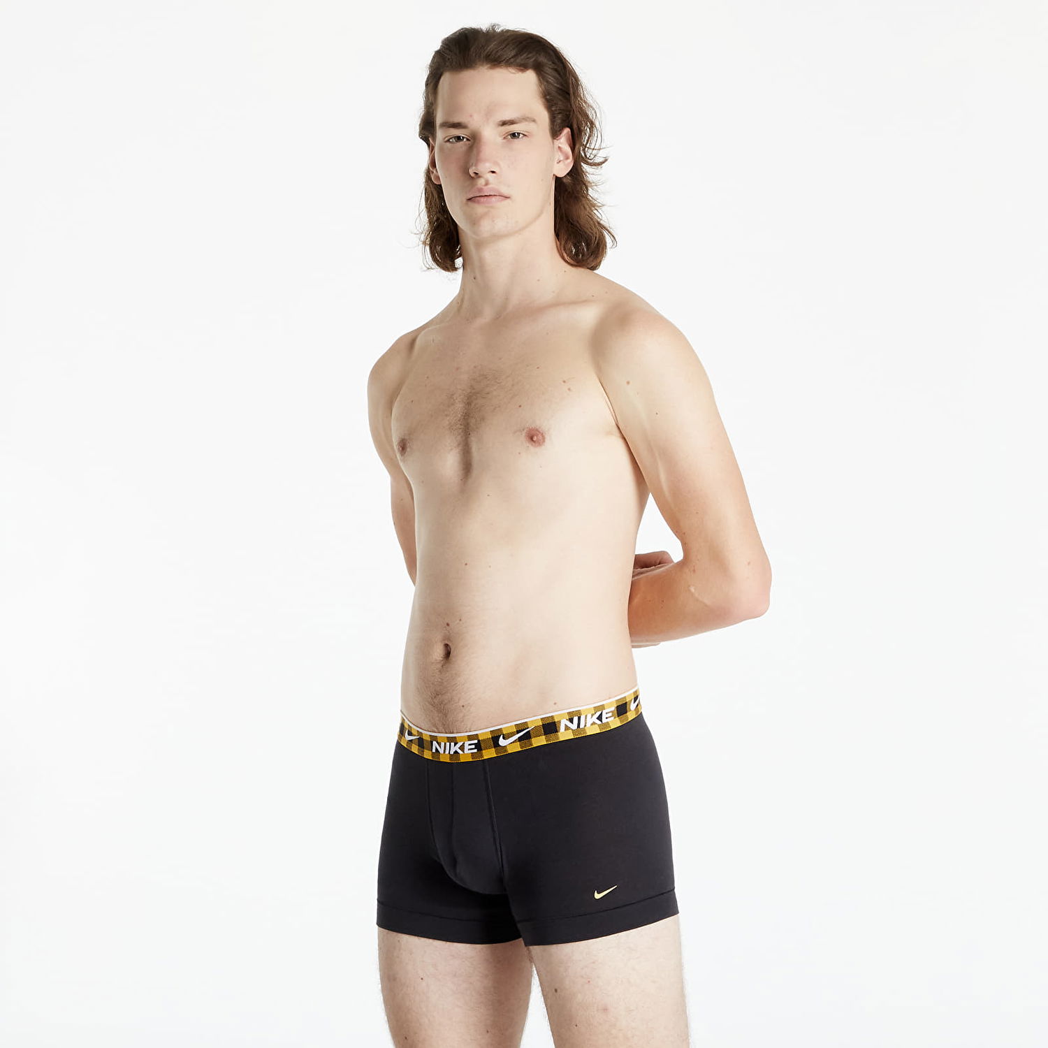 Бельо и чорапи Nike Everyday Cotton Stretch 3 Pack Trunk Черно | KE1008-KUT, 0