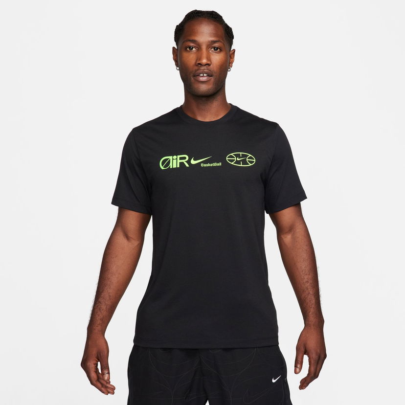 Тениска Nike Dri-FIT Verbiage Tee Черно | FN0823-010