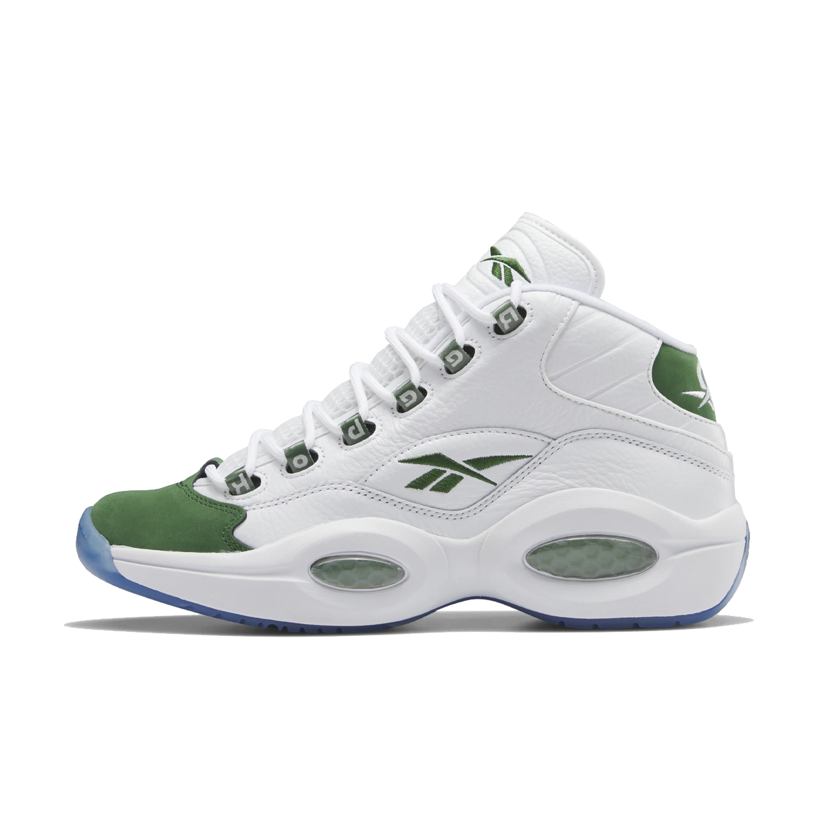 Кецове и обувки Reebok Question Mid "Green Toe" Бяло | ID6690, 0