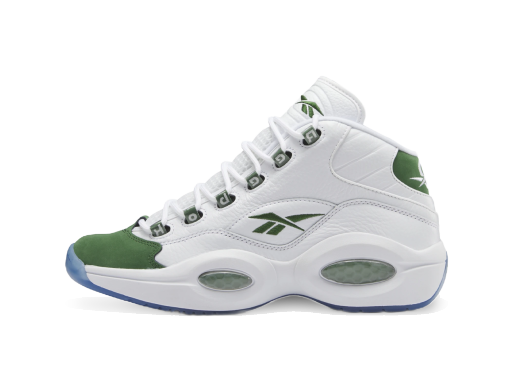 Кецове и обувки Reebok Question Mid "Green Toe" Бяло | ID6690