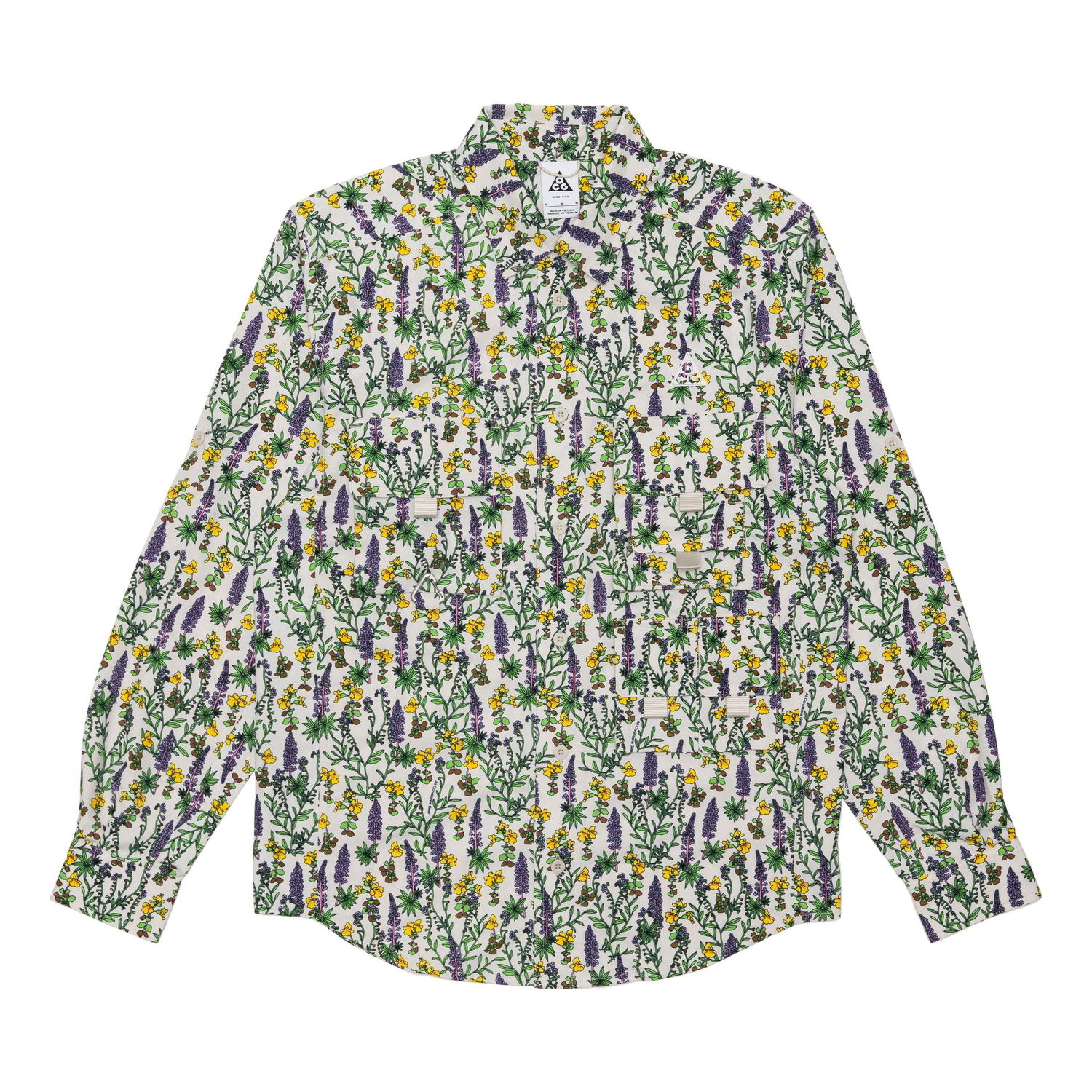 Риза Nike ACG UV Floral Long Sleeve Shirt Бяло | DN3942-072, 0