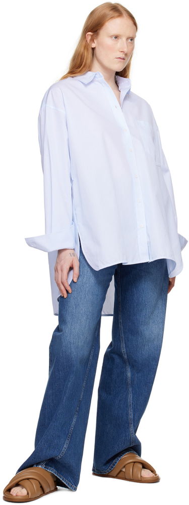 Риза Anine Bing Oversized Striped Shirt Синьо | A-07-5830-434, 3