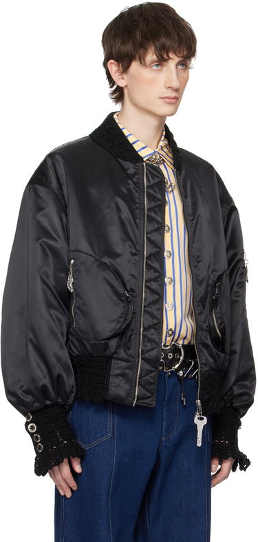 Яке бомбър Chopova Lowena Chopova Lowena Slash Bomber Jacket Черно | 5176, 1