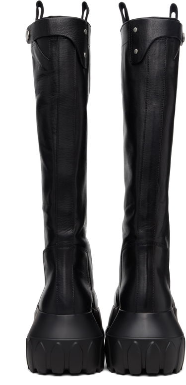 Кецове и обувки Rick Owens Rick Owens Concordians Mega Tractor Tall Boots Черно | RP02E4870 LOO, 1
