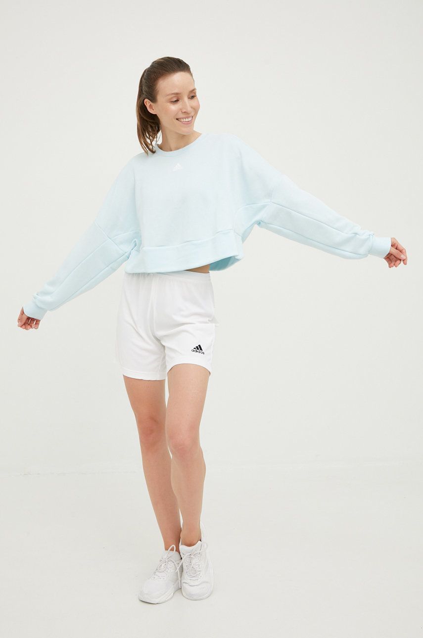 Суитчър adidas Originals AEROREADY Studio Loose Sweatshirt Тюркоазено | HM2302, 0