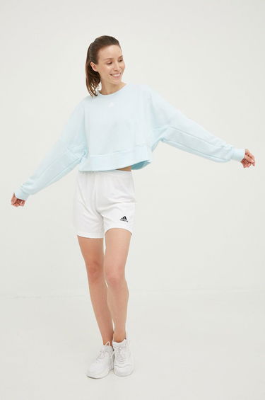 Суитчър adidas Originals AEROREADY Studio Loose Sweatshirt Тюркоазено | HM2302, 0