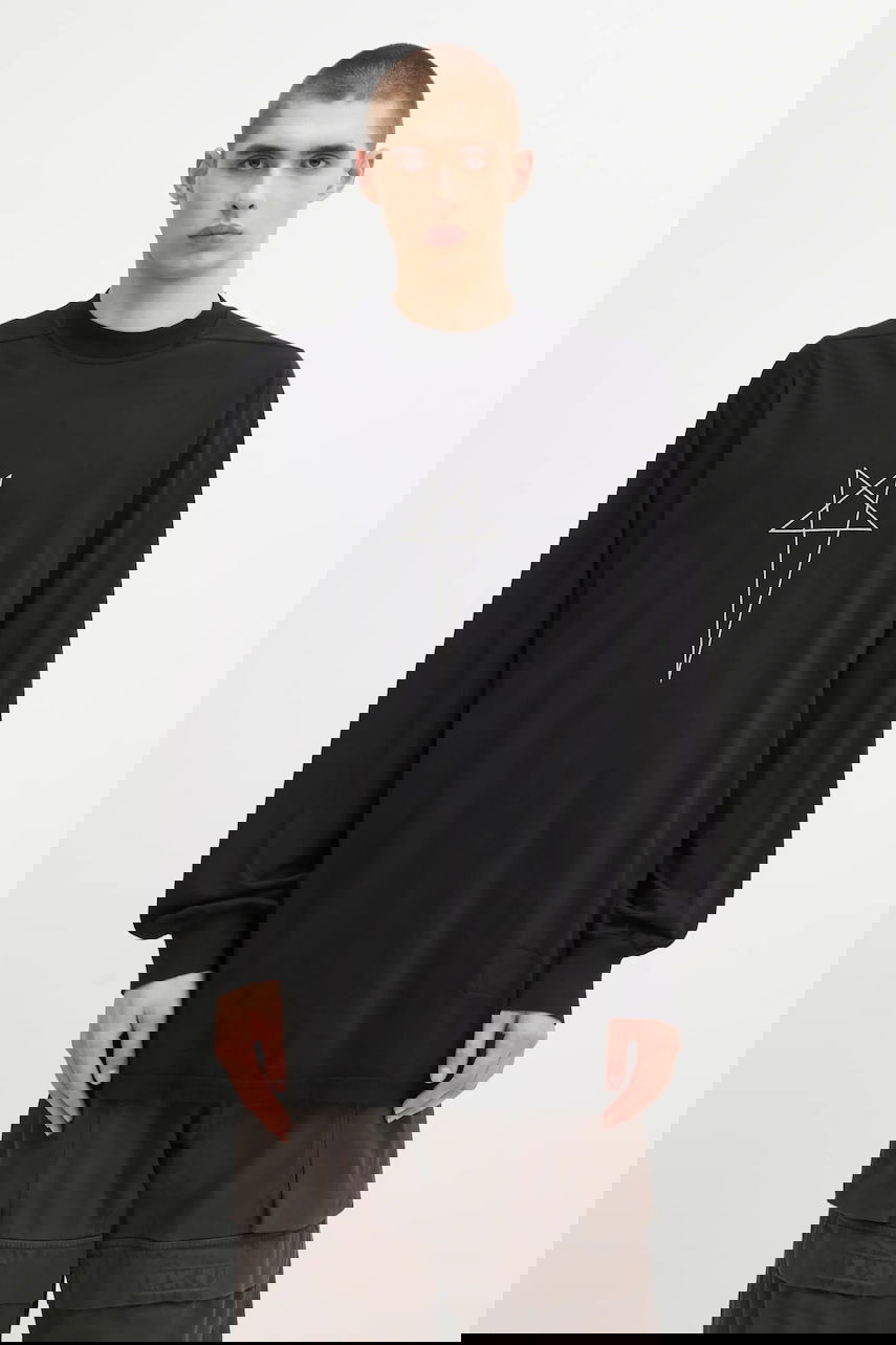 Тениска Rick Owens Rick Owens DRKSHDW Jumbo Long Sleeve T-Shirt Черно | DU02E7261.RNEP3, 0