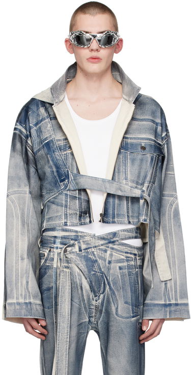 Яке Ottolinger Ottolinger Exclusive Cropped Denim Jacket Синьо | 1701908E, 0