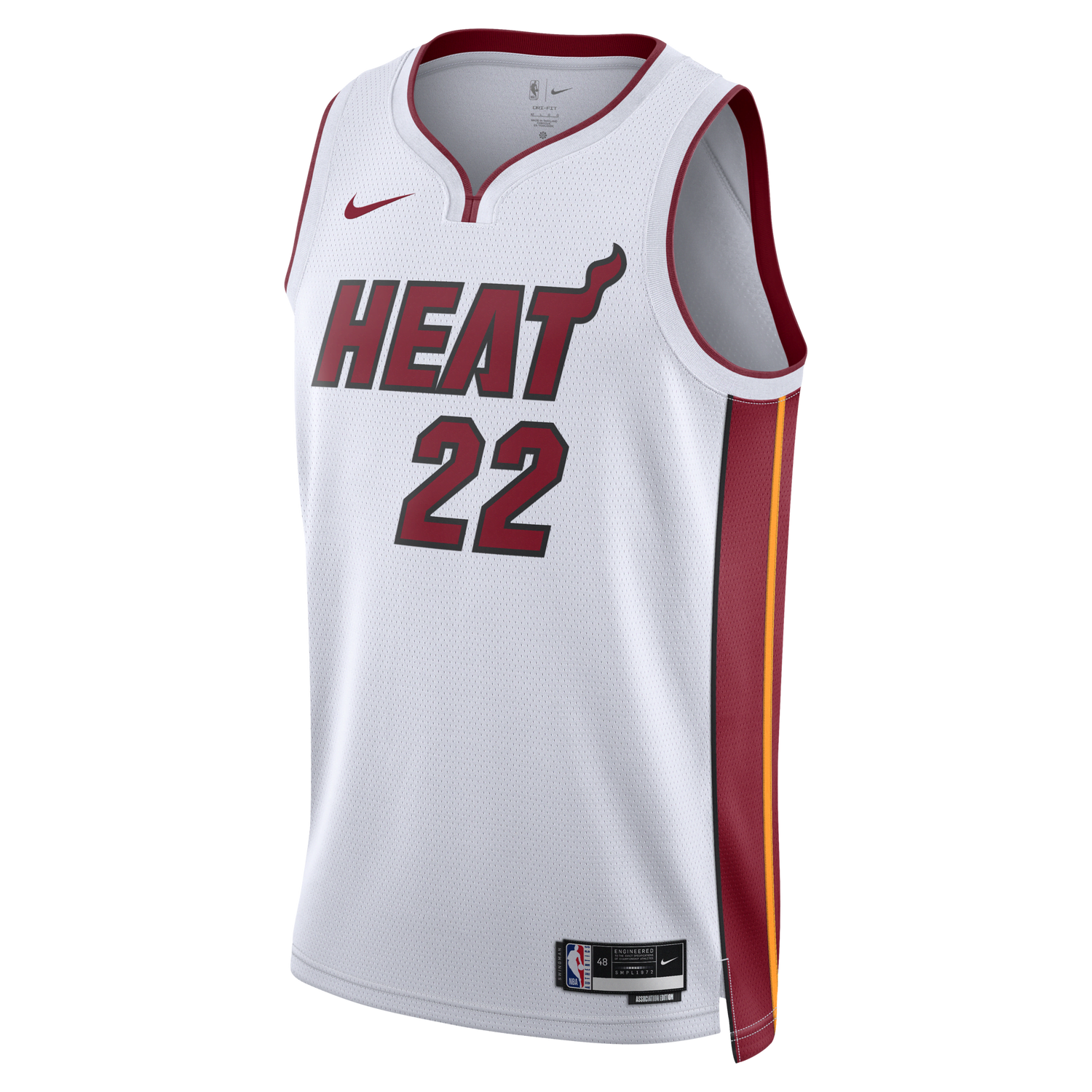 Фланелка Nike Dri-FIT NBA Swingman Miami Heat Association Edition 2022/2023 Бяло | DN2083-100, 0