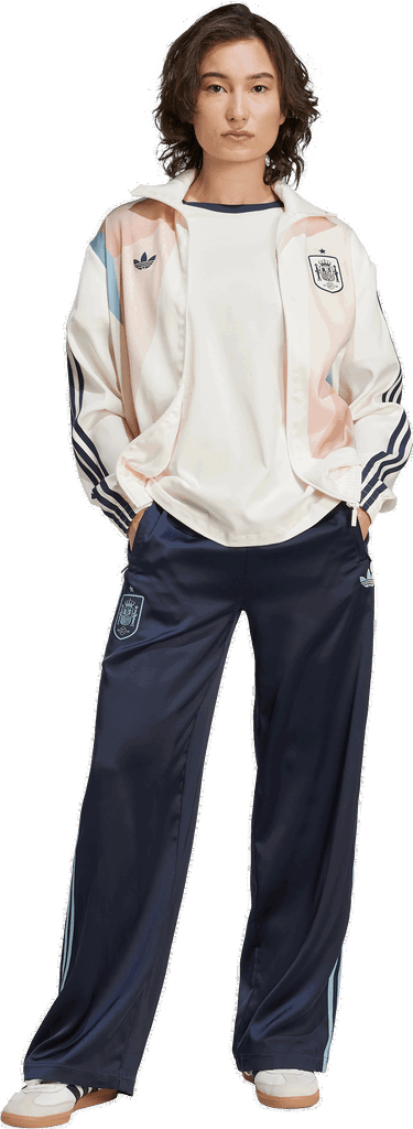 Панталони adidas Performance Spain Satin Track Pants Тъмно синьо | JJ2741, 4
