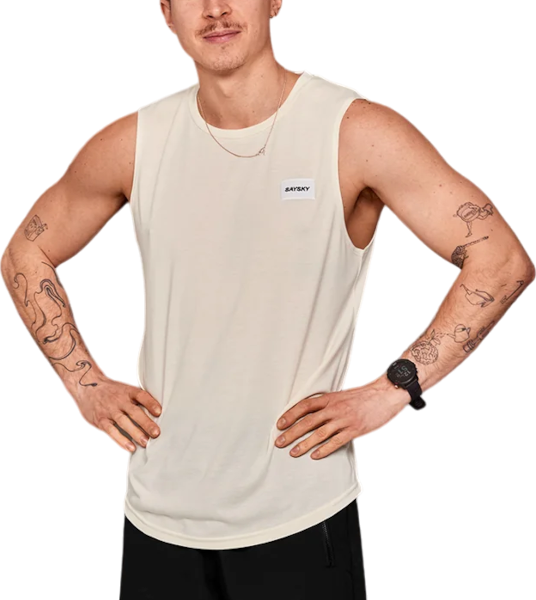 Потник Saysky Saysky Clean Motion Tank Top Бяло | xmrsi51c102, 0