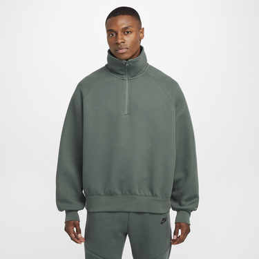 Суитчър Nike Tech Fleece Half Zip Sweatshirt Зелено | FZ7568-338, 3