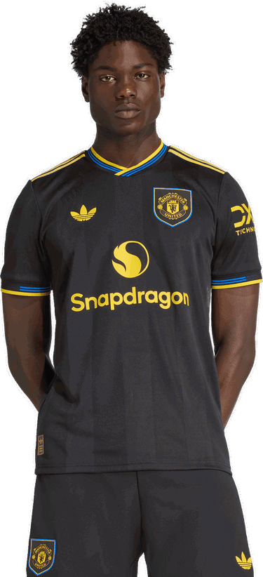 Фланелка adidas Originals Manchester United Authentic 3rd Jersey 2025/26 Черно | ji7419, 5