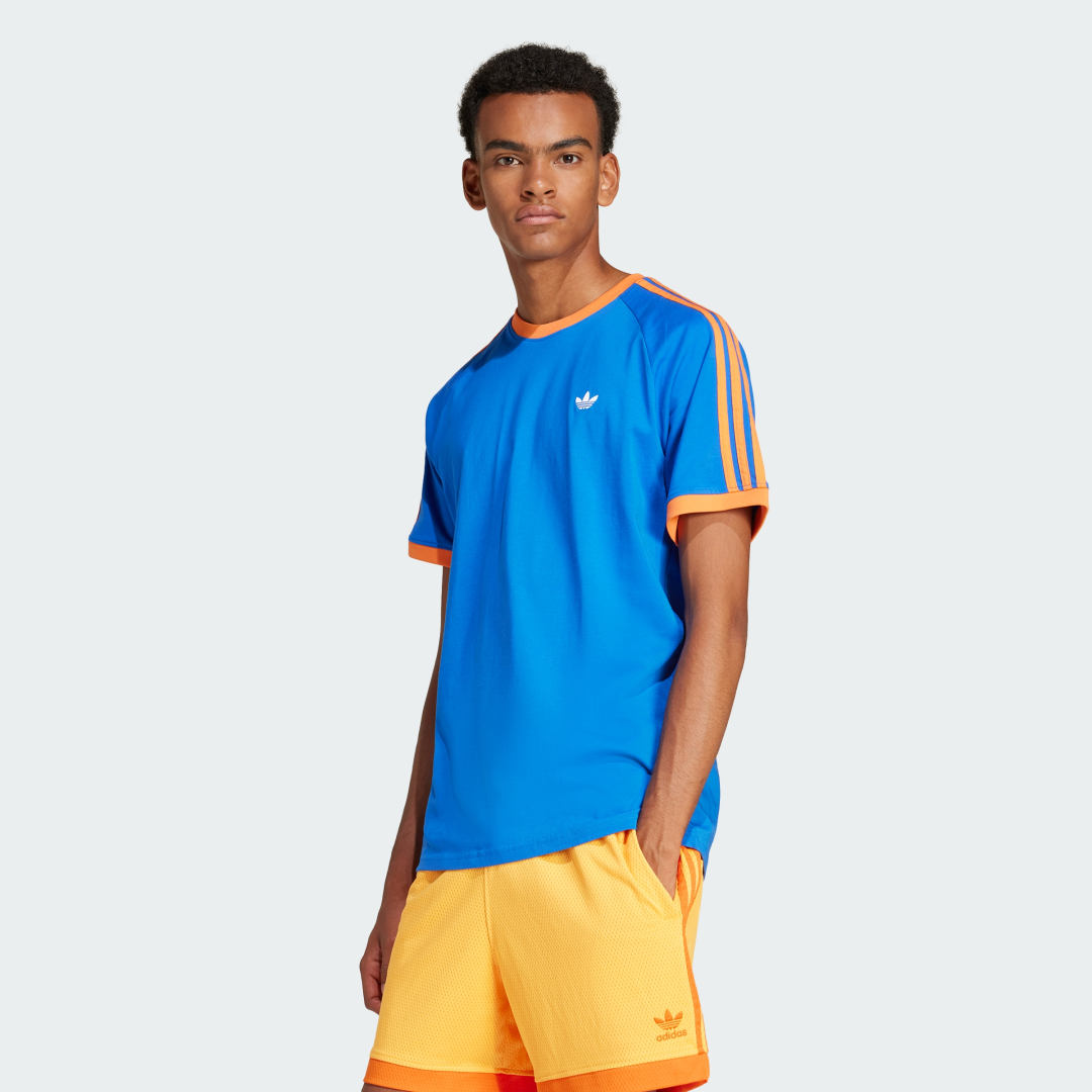 Тениска adidas Performance Monogram Cali Tee Синьо | JD0700, 0