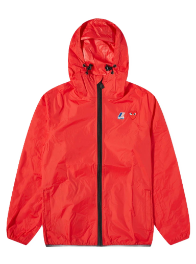 Парка Comme des Garçons K-Way x Full Zip Packable Jacket Червено | P1J501-2