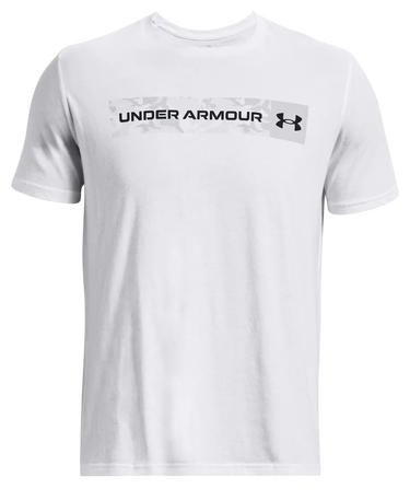 Тениска Under Armour Under Armour Camo Chest Stripe Short Sleeve T-Shirt Бяло | 1376830-100, 4