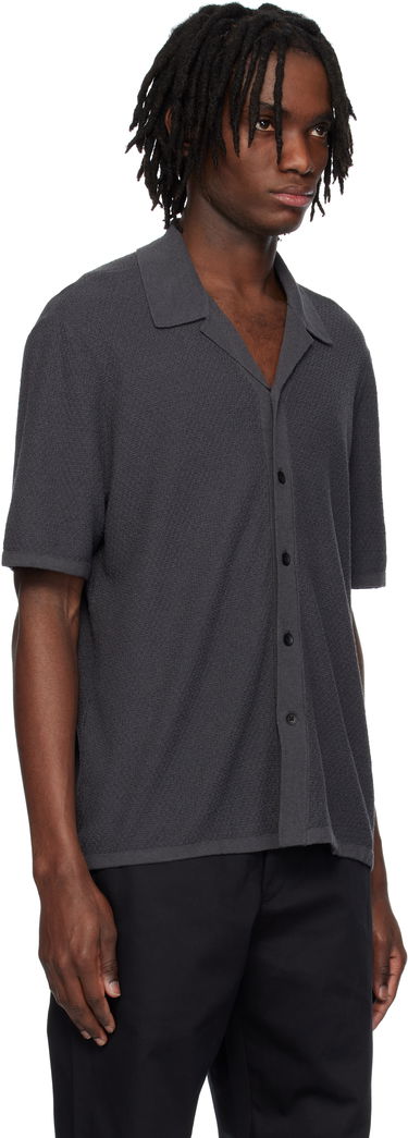 Риза rag & bone Rag & Bone Avery Zig-Zag Polo Сиво | MBS25S036YF36, 1