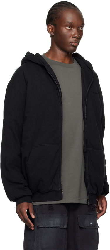 Суитчър We11done Padded Full-Zip Hoodie Черно | WD-TJ2-24-870-U-BK, 1