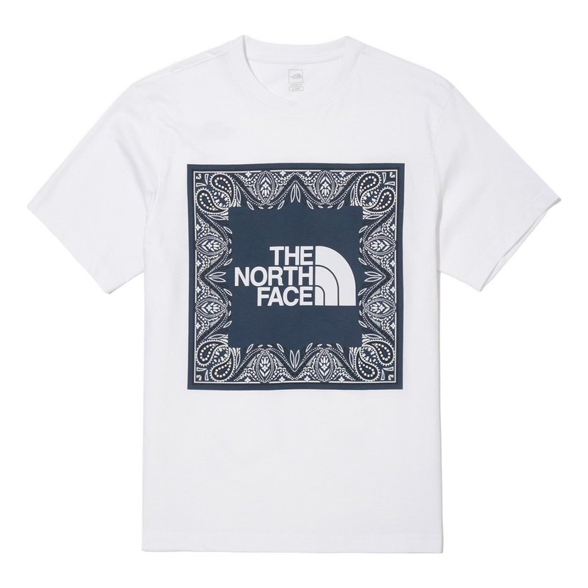 Тениска The North Face Big Logo Bandana T-Shirt Бяло | NT7UN29B