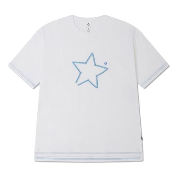 Тениска Converse Star Graphic T-Shirt Бяло | 10025871-A01