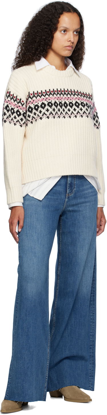 Дънки rag & bone Rag & Bone Flexi Sofie Wide-Leg Jeans Синьо | WDD24F2952FUWI, 3