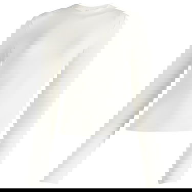 Тениска SKIMS SKIMS Cotton Jersey Long Sleeve T-Shirt, Size Medium Бяло | AP-TSH-0647-MBL, 0