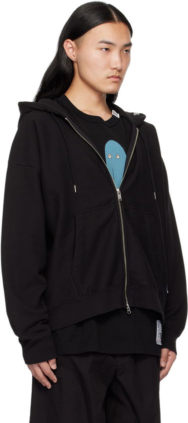 Суитчър Maison MIHARA YASUHIRO Zip Parka Hoodie Бяло | I13PK521, 4