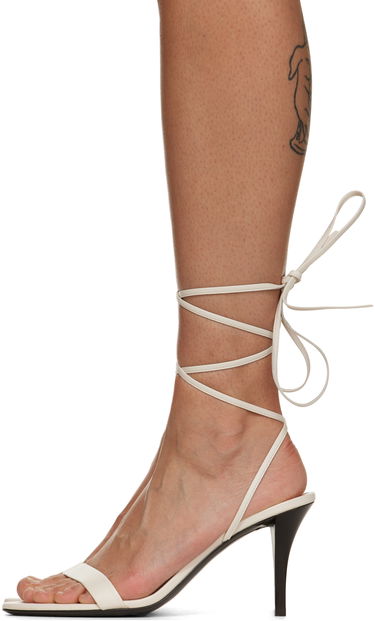 Аксесоари The Row The Row Maud Heeled Sandals Бяло | F1342-N60, 2