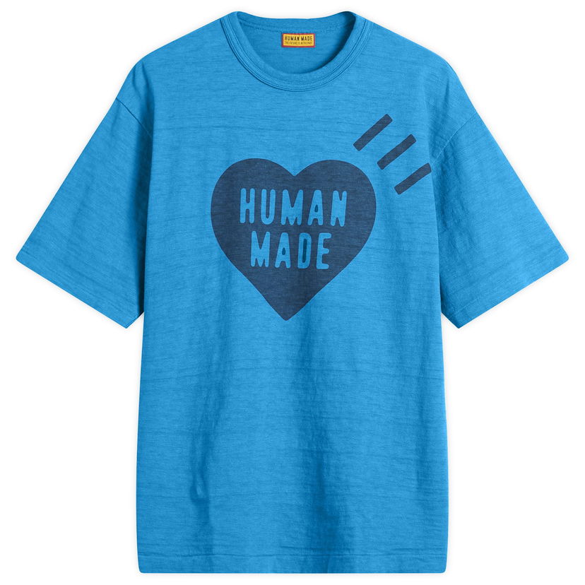 Тениска Human Made Human Made Garment Dyed Heart T-Shirt, Size Large Синьо | HM29CS033-BLU