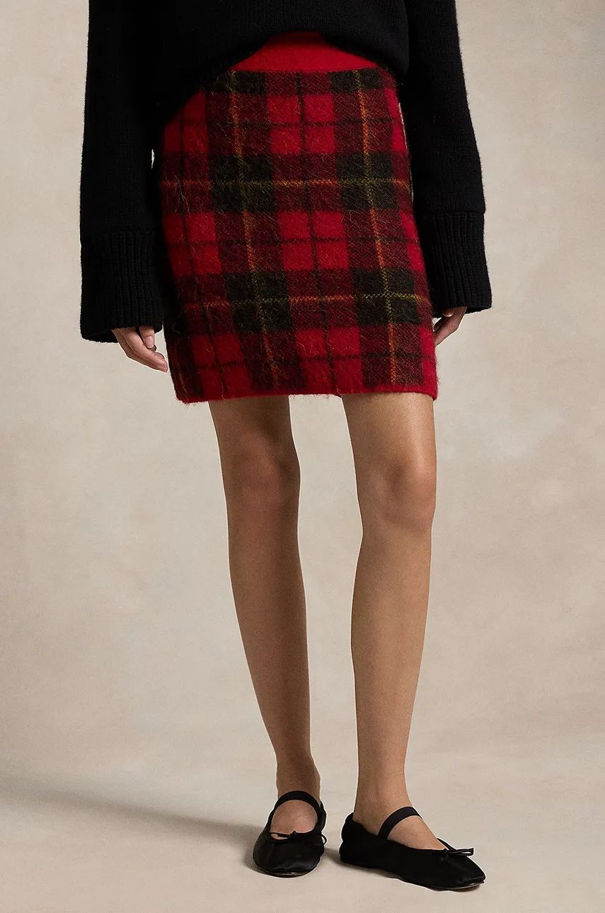 Пола Polo by Ralph Lauren Red Mini Plaid Skirt Червено | 211947923, 1