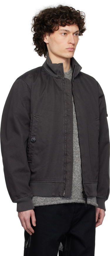 Яке бомбър Stone Island Stone Island Raso Gommato 3L Bomber Jacket Сиво | K1S15 4100012 S0034, 1