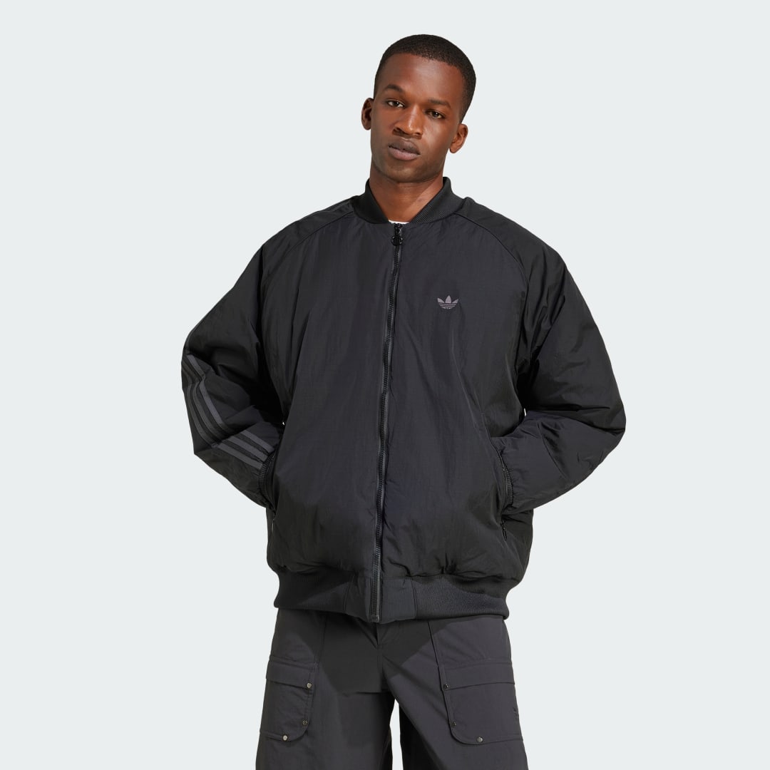 Яке бомбър adidas Performance Oversized Bomber Jacket Черно | JC7546, 0