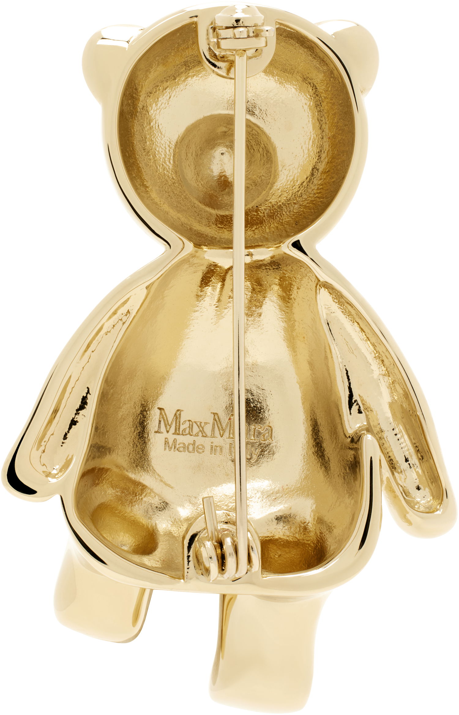 Значка Max Mara Max Mara Crystal Embellished Bear Brooch Металик | 2424756102600 MM02593, 1