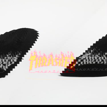 Шапка Thrasher Thrasher Flame Fold Beanie Черно | 145583BL, 0