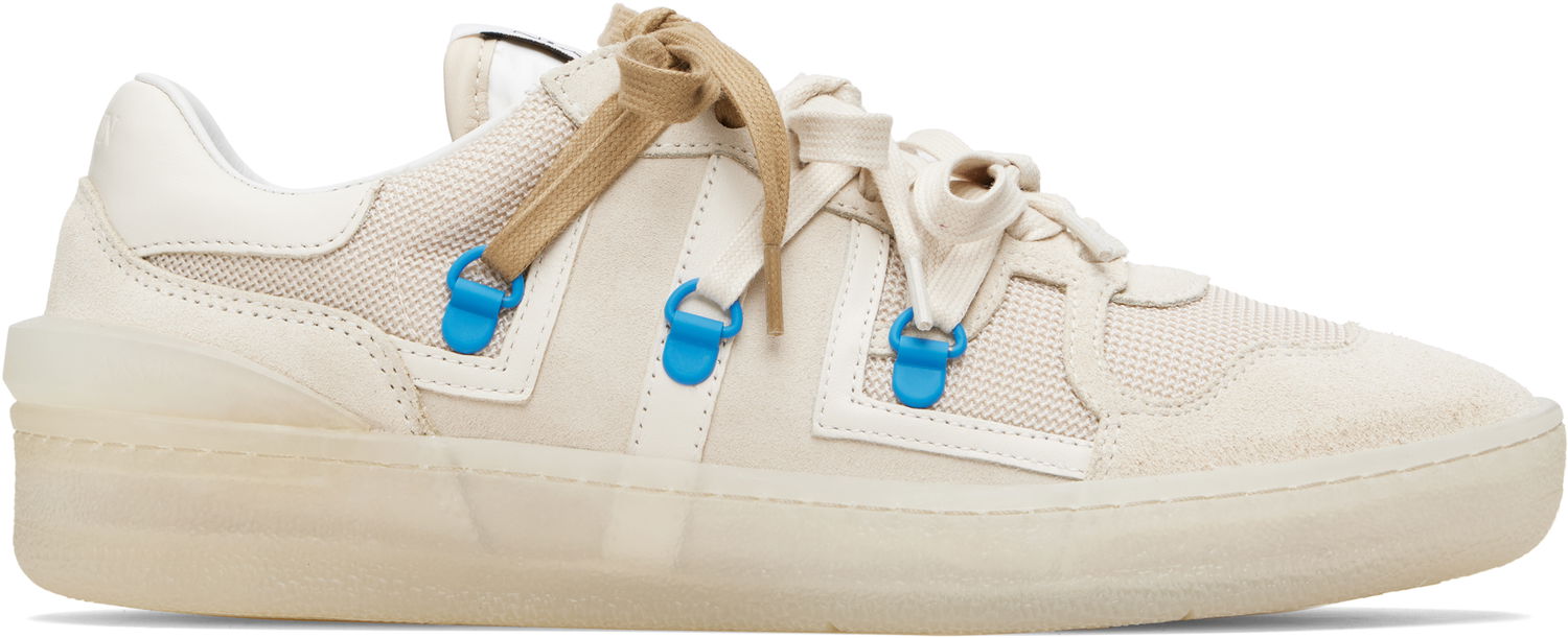 Кецове и обувки LANVIN Beige Clay Sneakers Бежово | FU-SKDK01-LACE-H25, 0