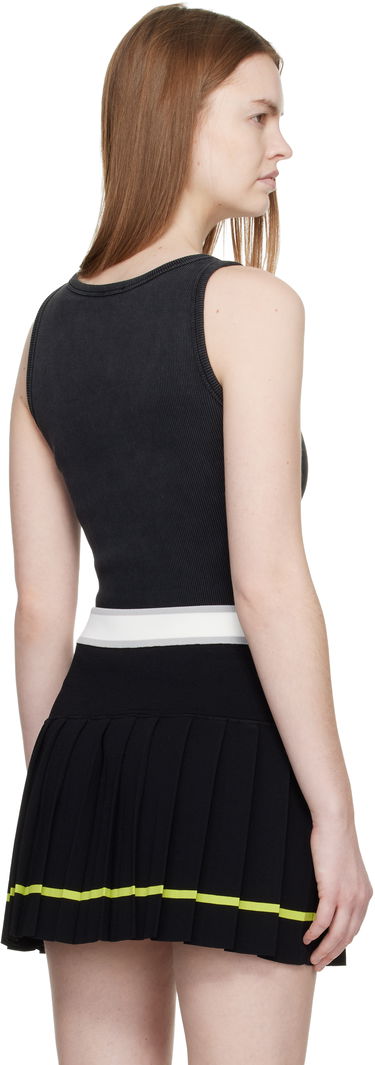 Потник Casablanca Corrosion Ribbed Tank Top Черно | W-SP26-JTS-039-01, 2