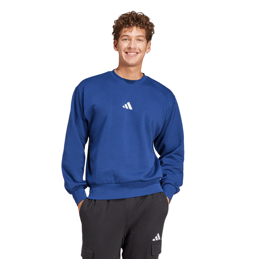 Суитчър adidas Originals Feelcozy Sweatshirt Синьо | JE3792
