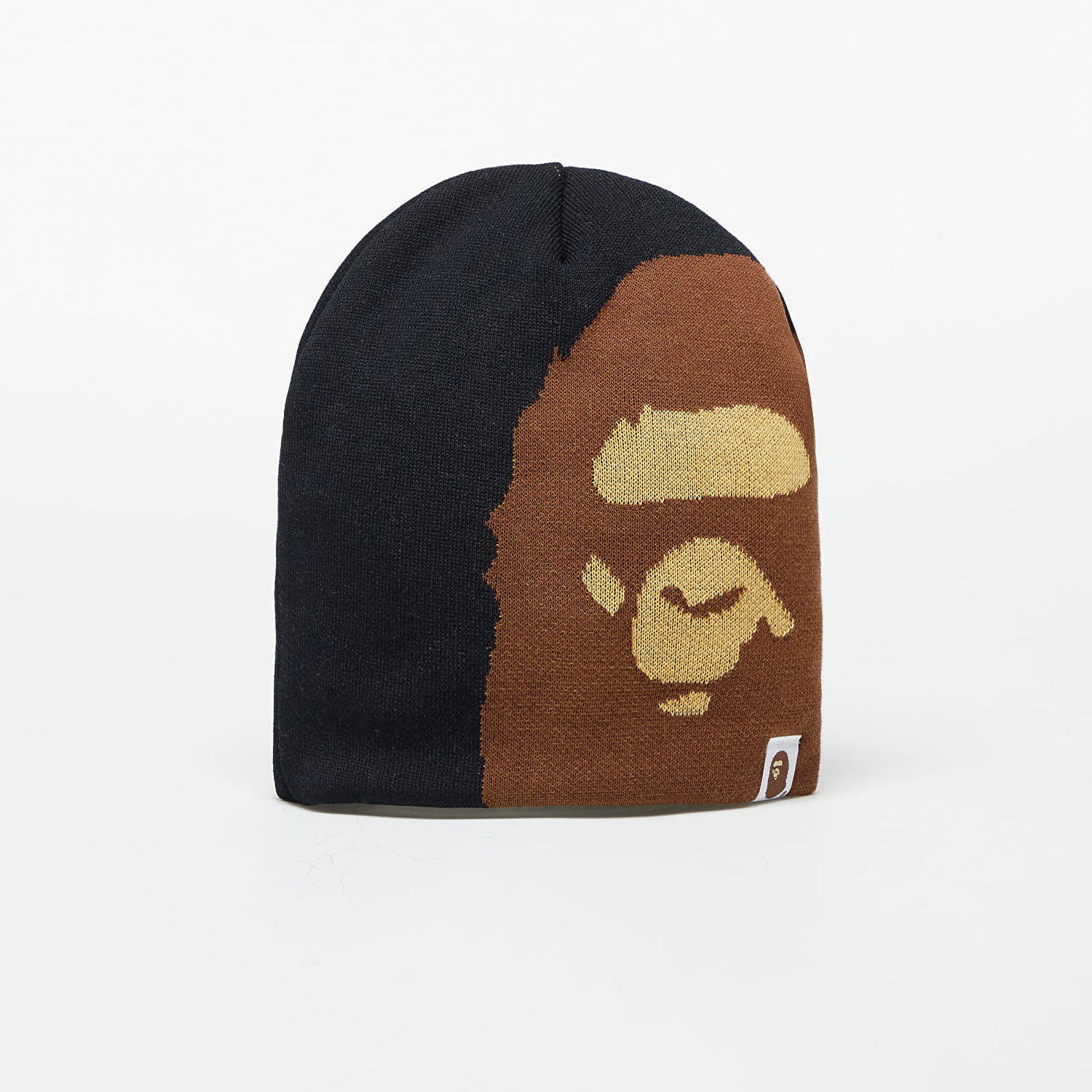 Шапка BAPE Ape Head Knit Beanie Черно | 001HTK301002M BLK, 0