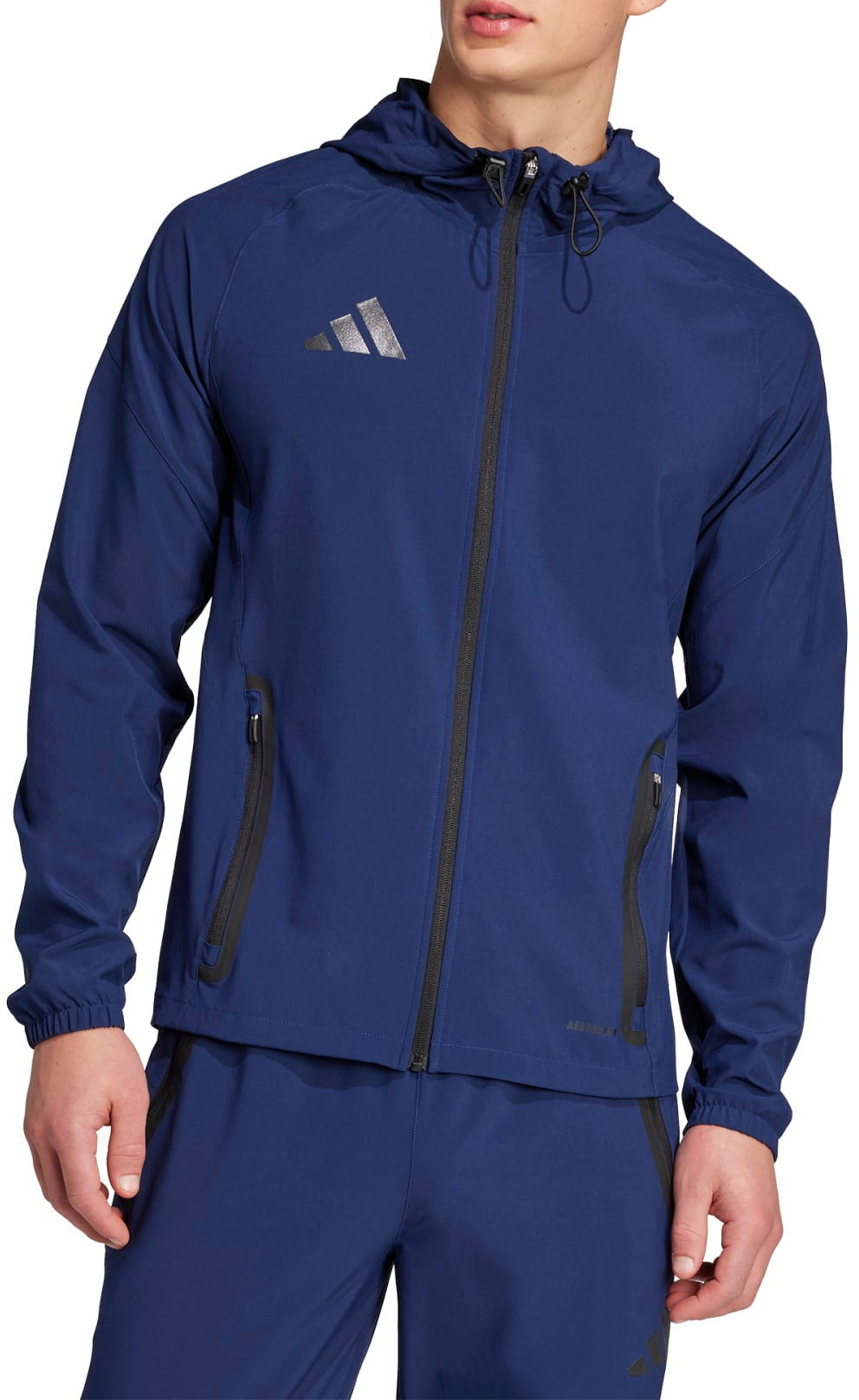 Суитчър adidas Originals Hooded Training Jacket Синьо | jy0522, 0