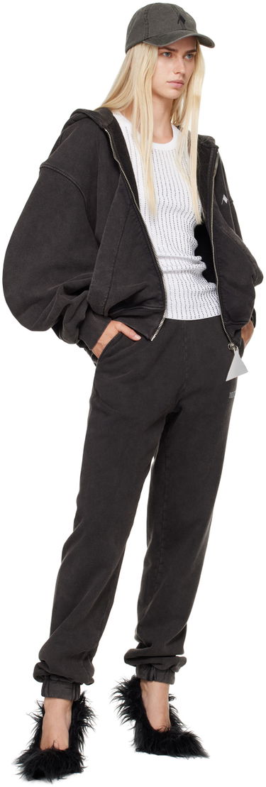 Суитчър The Attico The Attico Faded Zip-Up Hoodie Черно | 247WCF15 JF05, 3