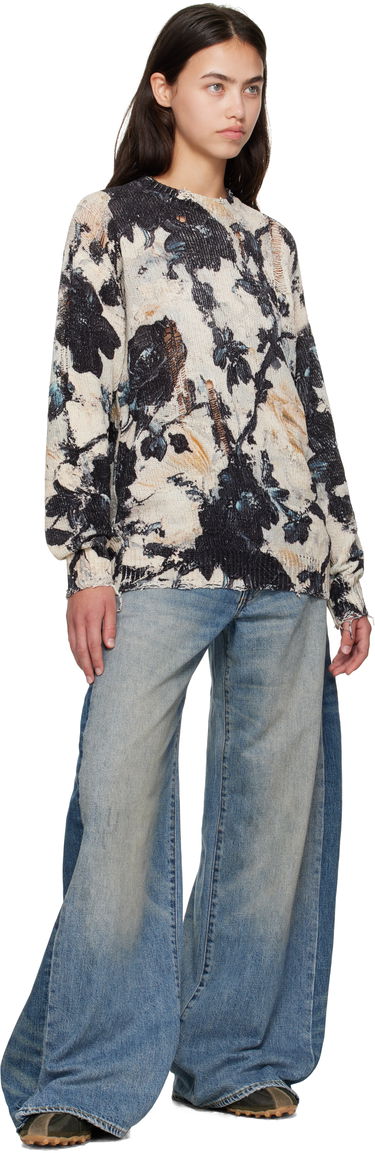 Пуловер R13 R13 Printed Boyfriend Sweater Многоцветен | R13WY199-Y220A, 3