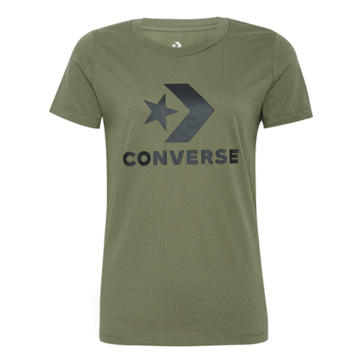 Тениска Converse Converse Classic Logo T-Shirt Зелено | 10009152-A13