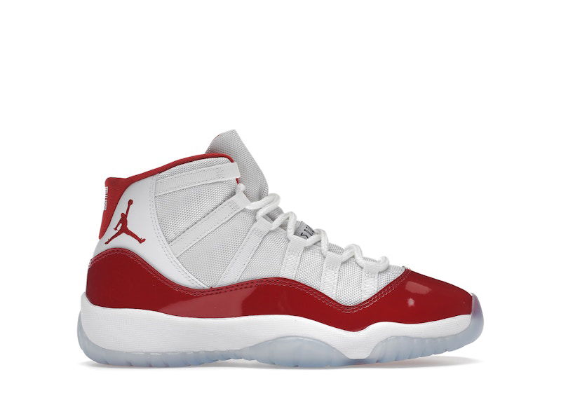 Кецове и обувки Jordan Air Jordan 11 Retro Cherry (2022) Бяло | 378038-116, 0