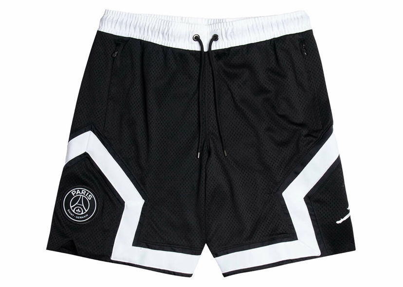 Къси панталони Jordan Jordan x Paris Saint Germain Diamond Corto Shorts Black/White Черно | BQ8376-010