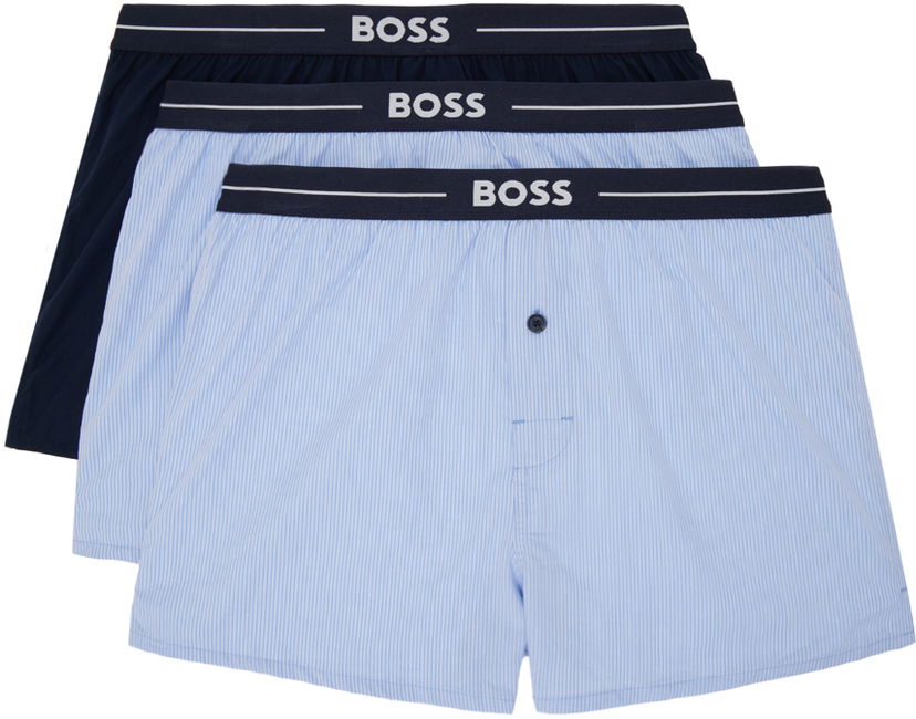 Боксерки BOSS Three-Pack Boxers Синьо | 50505677