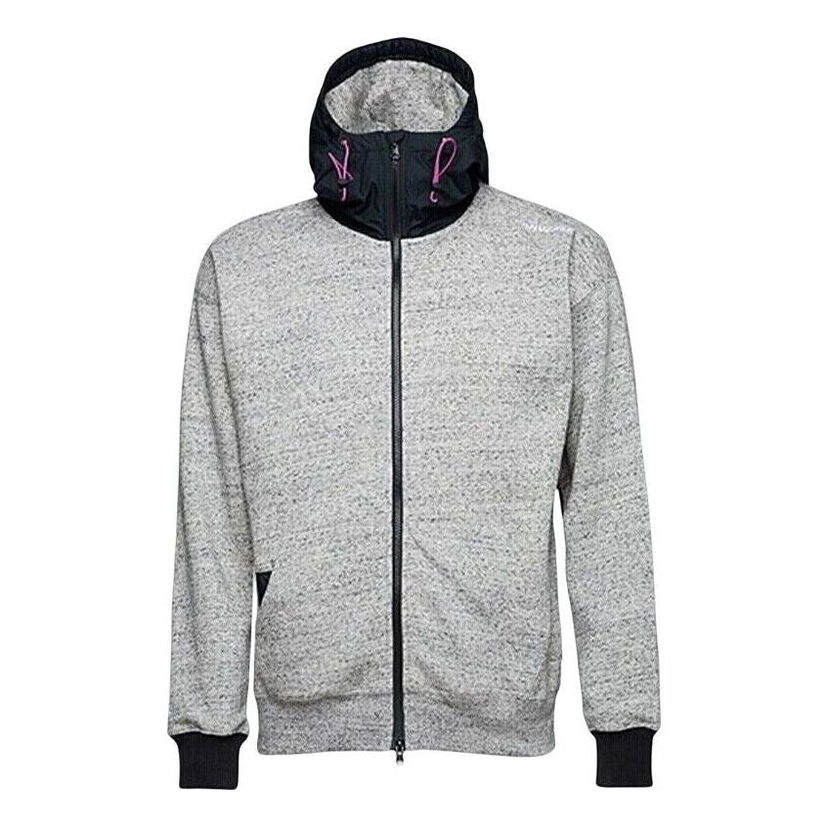Суитчър Converse Full Zip Media Sweatshirt Сиво | 10017907-A01