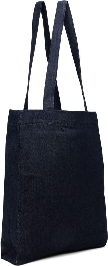 Голяма пазарска чанта A.P.C. A.P.C. Laure Denim Tote Bag Тъмно синьо | COHIZ-M61445, 4